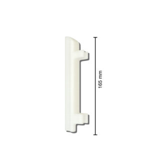 RASPADOR [LÂMINA] LATERAL - PARTE QUENTE (PASTEURIZADOR)- MODELO BRAVO / GELITA - 165 mm